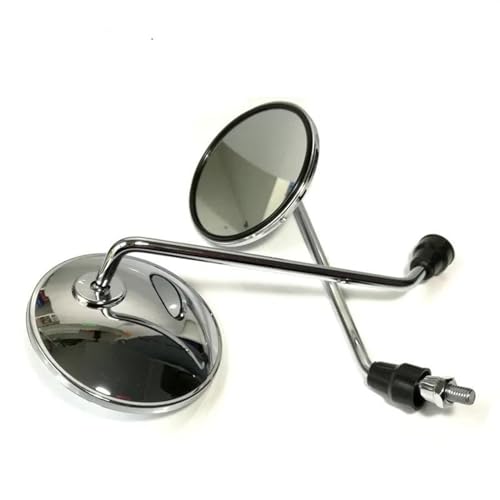 Espejos retrovisores moto redondos de 8mm para bicicleta eléctrica y ciclomotor