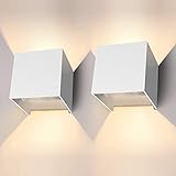 💡【Perfekte Handwerkskunst und Qualität】 12W LED Wandleuchte Innen besteht aus hochwertigem Aluminiumdruckgussgehäuse, der Lampenkörper ist robust, hat eine hervorragende Druck- und Korrosionsbeständigkeit, LED Wandleuchte hat ein Gefühl für modernes Design, einfach und großzügig, sicheres Design, kann verhindern Der menschliche Körper wurde durch die Kanten und Ecken zerkratzt.