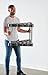 Rubbermaid Plastic Garage Corner Tool Tower Rack, Easy to Assemble, Organizes up to 30 Long-Handled Tools/Rakes/ Brooms/Shovles for Home/House/Outdoor/Sheds