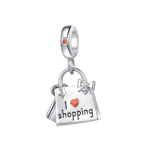 Abalorio de tarjeta de crédito I Love Shopping para pulseras Pandora 2