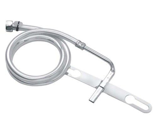 Image of SBD Toilet Jet Bidget Hands-Free Spray with 1.5 m Heavy PVC Hose (Silver, Large)