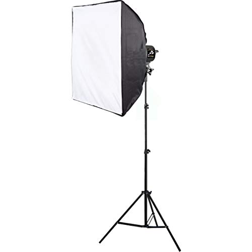 Kit Iluminação Estúdio Softbox 60x60 Tubo Base E27 com Tripé