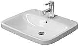 einbauwaschtisch starck 3 Waschtisch Einbau Duravit DuraStyle Einbauwaschtisch für Einbau von oben, mit Überlauf, 615 mm •_ 615 x 495_mm, weiß m
