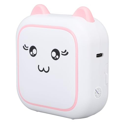 Mini-imprimante Bluetooth sans encre portable Pilipane haute résolution rose - 3