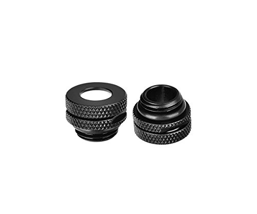 Image of Thermaltake CL-W086-CU00BL-A Pacific G1 /4 Pressure Equalizer Stop Plug with O-Ring Black (Pack of 5)