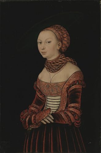 Impression d'affiches Portrait d'une jeune femme Cranach Toile
