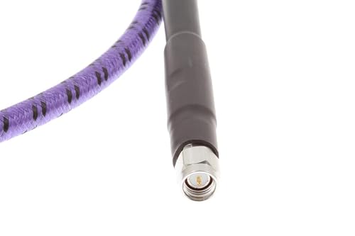RFcoms SMA Male to SMA Male Straight 1M Length Armored Test Class Assembly DC~18GHz VSWR 1.25 Max