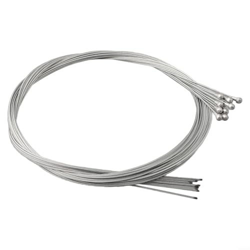 Besttoolifes Cables interiores de acero inoxidable para freno de bicicleta de carretera, 1,5 mm x 1700 mm, alambre de alta tensión pretensado, funcionamiento suave, 10 unidades