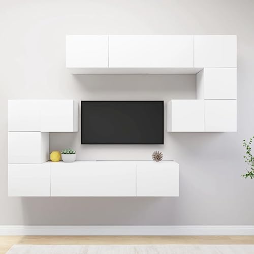 WIOXZS Soporte de TV 8 unidades Estéreo Mueble TV Mueble Mueble Mueble TV Mueble