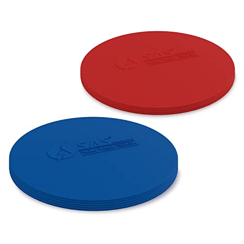 Image of SAS SPORTS Color Spot Marker (Set of 10), Size 8 inch for Kids Education Multi-Color