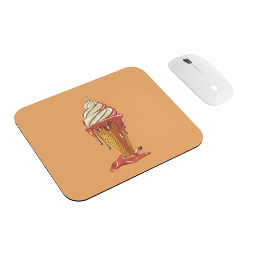Image of TrendzyKart Premium Non-Slip Mouse Pad | Smooth Surface for Optical & Laser Mouse | Durable Base Designs | Ideal for Office, Home & Gaming (Fun Ice Cream Design)