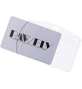 Amazon.com : Pawfly 6 Pack Vertical ID Card Badge Holder Waterproof Clear  Card Sleeve Case Cover Heavy Duty Card Protector Pouch with Resealable Zip  for Proximity Key Card Driver's License and Credit