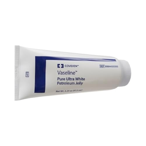 Image of Vaseline Pure Ultra White Petroleum Jelly, Kendall, 3-Pack, 3.25 oz. Each