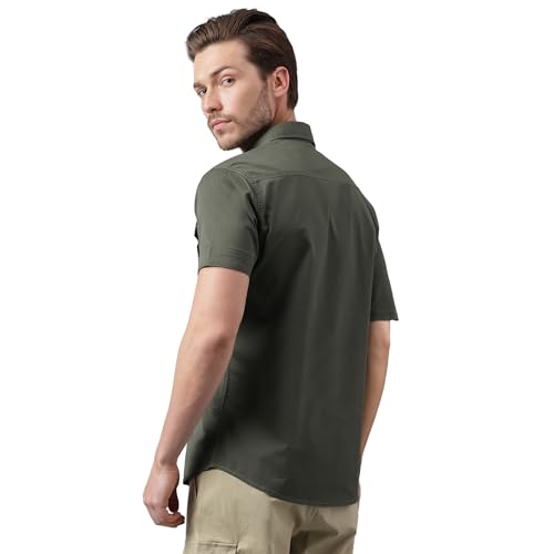 Image of Woodland Men Cotton Regular Fit Casual and Comfortable Shirts