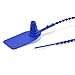 Leadseals(R) 100 Plastic Tamper Seals, Zip Ties for Fire Extinguishers Pull Tite Security Tags Numbered Trailer Seal Disposable Self-Locking Tie 250mm Length (Blue)