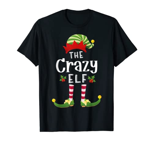 Crazy Fiesta de Navidad del Grupo Elfos Camiseta