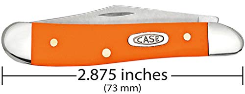 Image of Case WR XX Pocket Knife Orange Synthetic Peanut Item #80504 - (4220 SS) - Length Closed: 2 7 /8 Inches