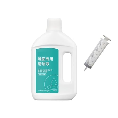 Solución de limpieza de pisos for aspiradora de 1 litro (sabor a campana de viento azul), compatible con líquido limpiador de pisos especial Dreame L10s Ultra S10 S10 PRO S10 Plus(2pc)