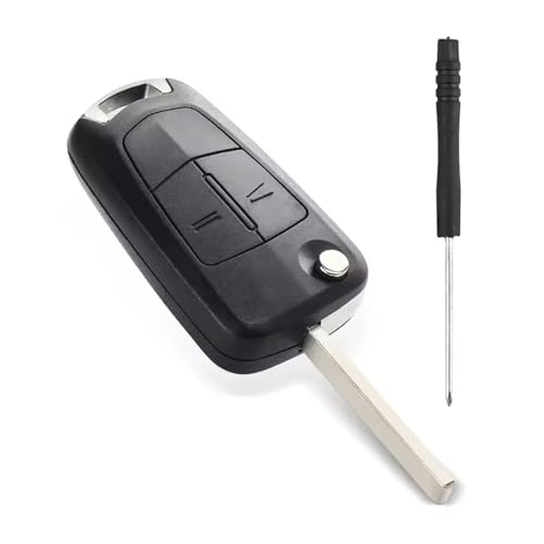 Compatible pour Opel Coque Clé, Corsa Zafira Astra Meriva Tigra Vectra Insignia Boîtier Clef, Signal Sécurisé Remplacement Coque Clé Opel Corsa
