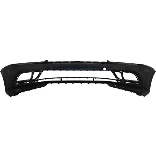 Image of FitParts Compatible with Volkswagen Jetta 2015-2018 Front Bumper Cover | Primed, Plastic, Ready to Paint, OEM 5C6807217MGRU, VW1000220