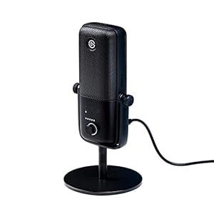 Elgato Wave:3 – Premium Studio Quality USB Condenser Microphone for Streaming, Podcast, Gaming and Home Office, Free Mixer Software, Sound Effect Plugins, Anti-Distortion, Plug ’n Play, for Mac, PC