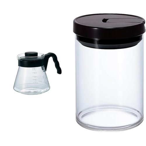 �y�Z�b�g�����zHARIO(�n���I) V60 �R�[�q�[�T�[�o�[ ���p�e�� 700ml �u���b�N ���{�� VCS-02B + ����L���j�X�^�[M �u���b�N MCNR-200-B