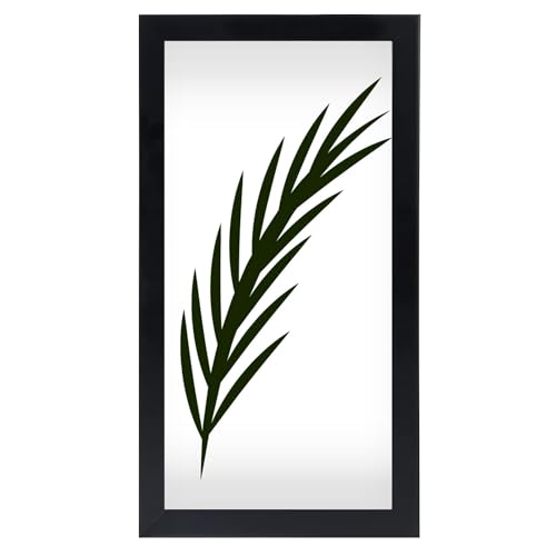 NAOKBOEE 10x18 Picture Frame in Black Photo Frames with Plexiglass Horizontal and Vertical Formats for Wall Mounting