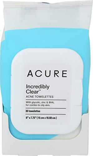 Acure, Acne Clarifying Towelettes, 30 Count