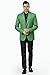 Men's Blazer 2 Button Long Sleeve Regular Fit Suit Sport Coat Jacket Business Casual Lightweight Sport Coat Green