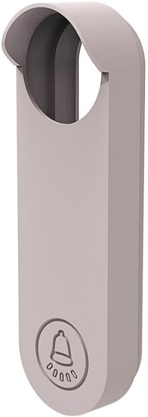 Miniatura 8 de Coyktonty Funda de silicona para timbre de puerta, resistente a la intemperie, silicona protectora para Google Nest Doorbell Case Anti-UV (negro)