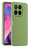 HULLIN Custodia per Telefono in Silicone Colorato, Adatta per Smartphone, Compatible with Leica Leitzphone/Xiaomi MI 17 Ultra (6.9") - Verde Matcha