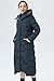 Orolay Women's Puffer Down Coat Winter Maxi Jacket with Hood Navy XL