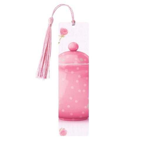 タッセル付きティーポットしおり、木製しおり 女性用 男性用 ハンドメイド ブックマーク 本好きの方へ 読書ページマーカー 木製タグ オーナメント 誕生日 教師 ギフト