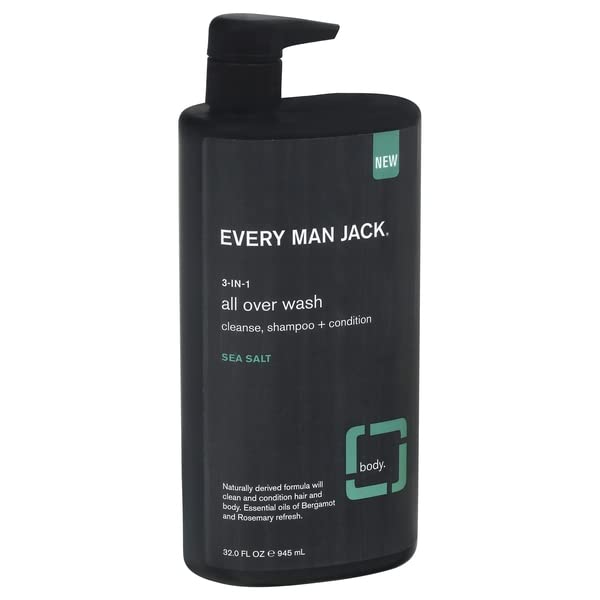 EVERY MAN JACK Sea Salt All Over Wash, 32 FZ Beauty & Personal Care