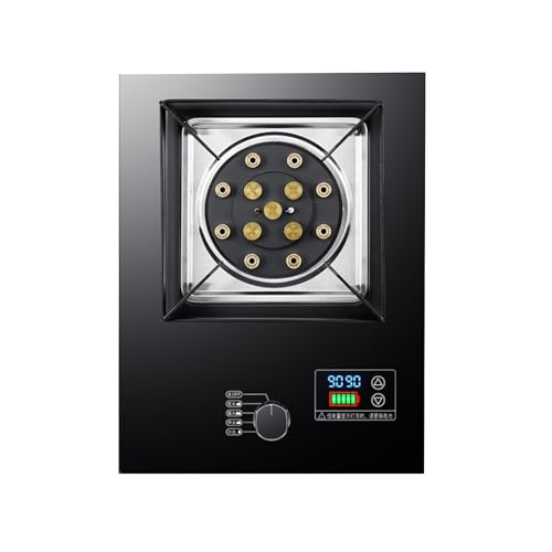 Placa De Gas, Escritorio Fierce Fire De 13 Cavidades Y Estufa De Gas Integrada De 5,2 Kw, Cocina De Gas con Protección contra Fallos De Llama, Cocina De Gas Individual NG/LPG For Acampar En Casa(LPG)