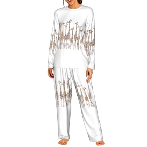 Pyjama confortable femme avec taille élastique contre nuits fraîches