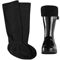 LE11 Womens Fleece Wellie Socks Adult Ladies Welly Wellington Boot Thermal Liners Warm Outdoor Sock One Size 4-7
