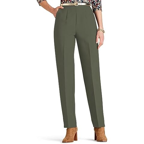 Chums Ladies Olive Wool-Touch Trousers Cover