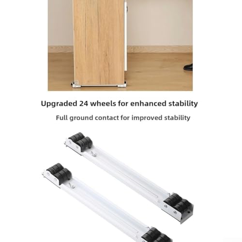 Base rodante extensible de 24 ruedas para mover armarios y sofás de forma suave 7