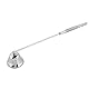 MAGT Kerzenlöscher, 1 Stück Edelstahl Glockenförmige Candle Snuffer Langem Griff Dochtlöscher Hand Kerzenabdeckung Feuerlöscher(Sliver)
