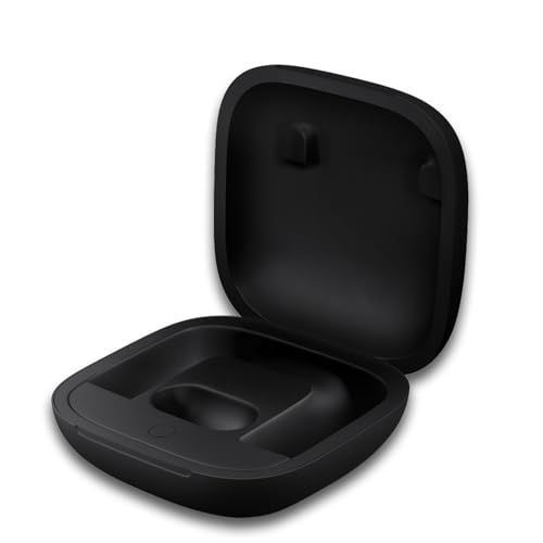 MIOLLYBO Funda de carga inalámbrica de repuesto compatible con Powerbeats Pro, cargador con emparejamiento Bluetooth, botón de sincronización, puerto Lightning, color negro (auriculares no incluidos)