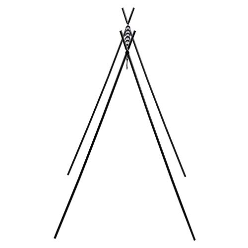 Gancho para acampar Gucagle, trípode plegable de aluminio 102x104x57cm 6