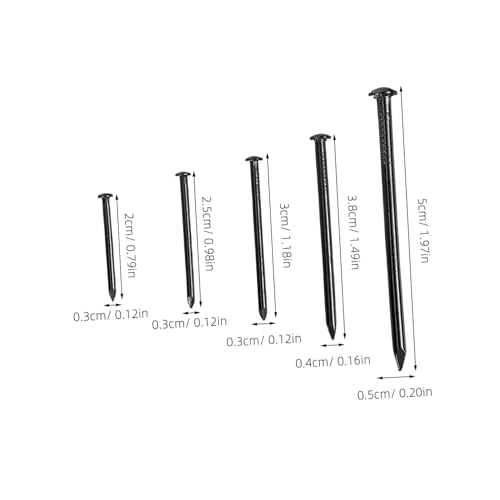 Image of 1set Versatile Hardware Nails Assortment for Wall Hangings Picture Frame Nails and Tools Wall Fixation for Pictures Frames and Boards