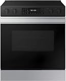 Samsung NSE6DG8300SR Slide-In Electric Smart Range – 5 Eleme...