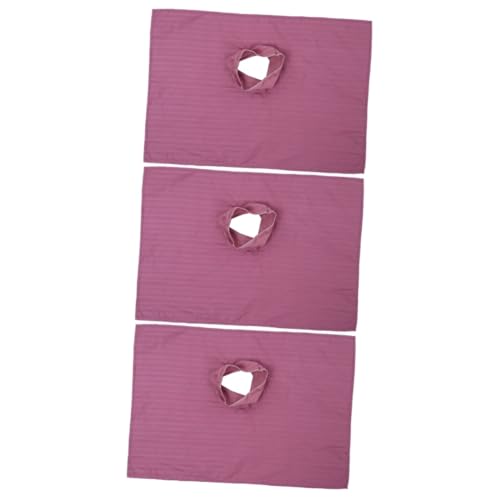 PRETYZOOM 3pièces Housse De Massage Avec Trou Respirant Serviette Ergonomique Pour Table De Spa Doux Et Confortable Idéale Pour Salons De Beauté Et Centres