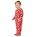 Emelivor Lobster Starfish Red Baby One-Piece Newborn Pajamas Infant Footed Pjs with Zipper for Girl Boy Kids