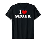 I Love Seger, I Heart Seger T-Shirt