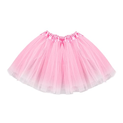HDGSAFD Gonna tutù in 1 Pezzo, Gonna tutù per Adulti, Gonna in Tulle per Ragazze, tutù, Gonna Rosa, Gonna tutù per Donne, Adatta per Balli E Feste