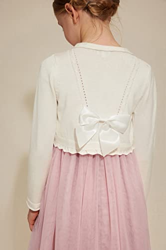 Danna Belle Girls Cardigan Sweaters Long Sleeve Shrug Bolero for Girls Size 3-122