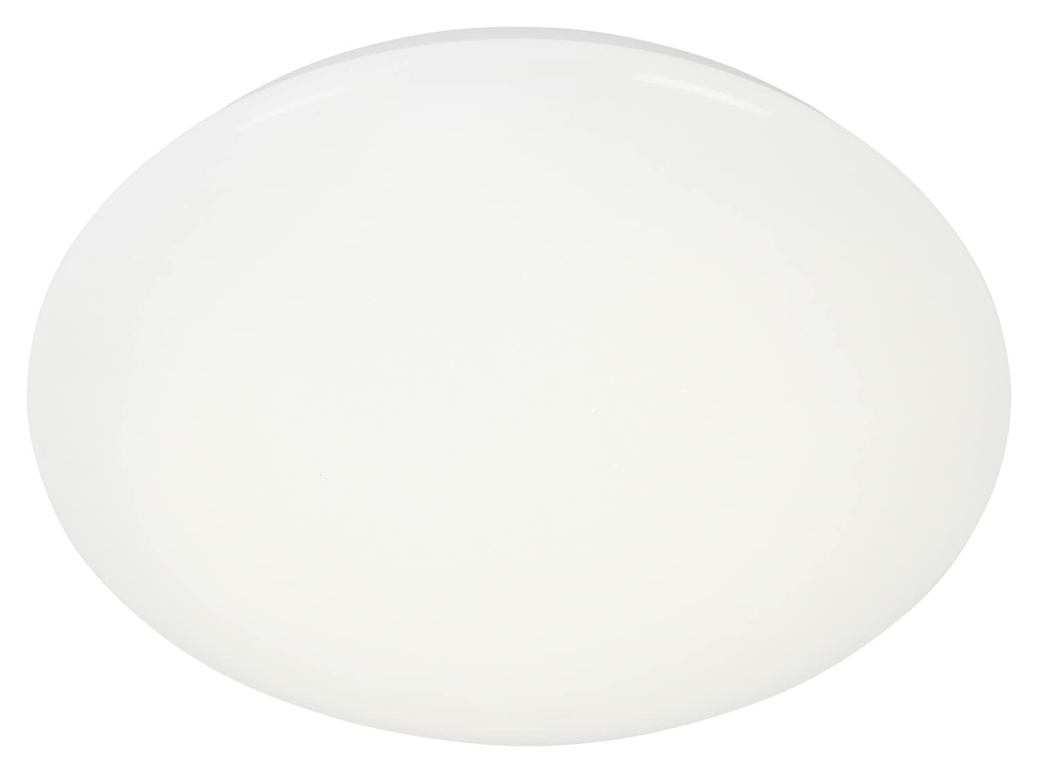 BRILONER - LED Deckenlampe Bad mit Sternenhimmel, einstellbar in warmweiß und neutralweiß, Speicherfunktion, Deckenleuchte, LED Lampe, Badlampe, Badezimmerlampe, Küchenlampe, 38,5x10 cm, Weiß